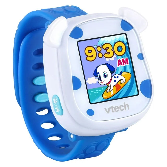 My First Kidi Smartwatch with a Digital Pup and Daily Reminders, Blue, VTech Fashions for Home