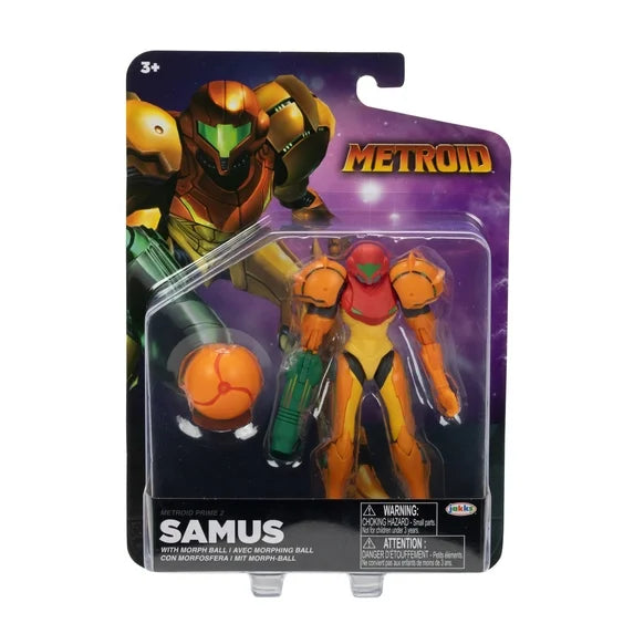 Metroid Prime: 4" Samus Action Figure with Morph Ball Acccessory