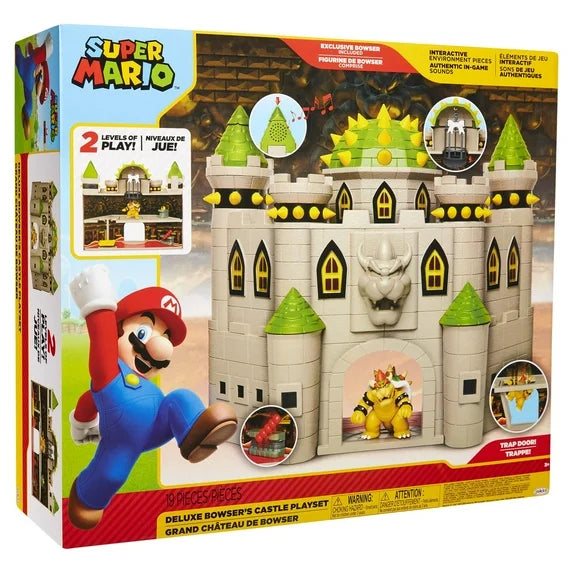 Nintendo Super Mario Bowser Castle with 2.5" Bowser Figure