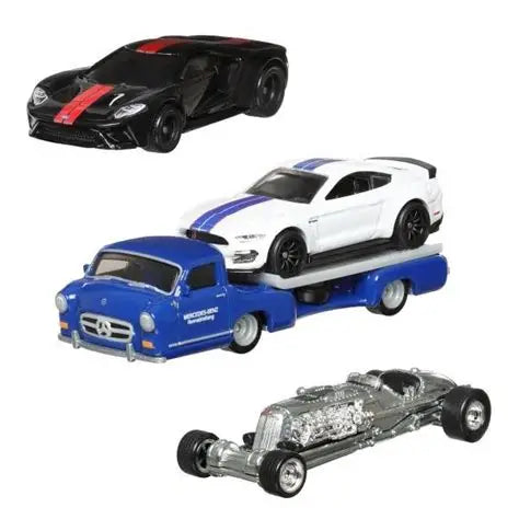 Hot Wheels Premium Collector Jay Leno’s Garage Set, 3 Cars & 1 Transporter Fashions for Home