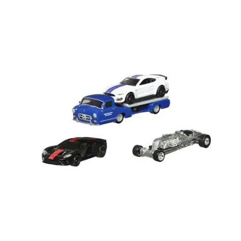 Hot Wheels Premium Collector Jay Leno’s Garage Set, 3 Cars & 1 Transporter Fashions for Home