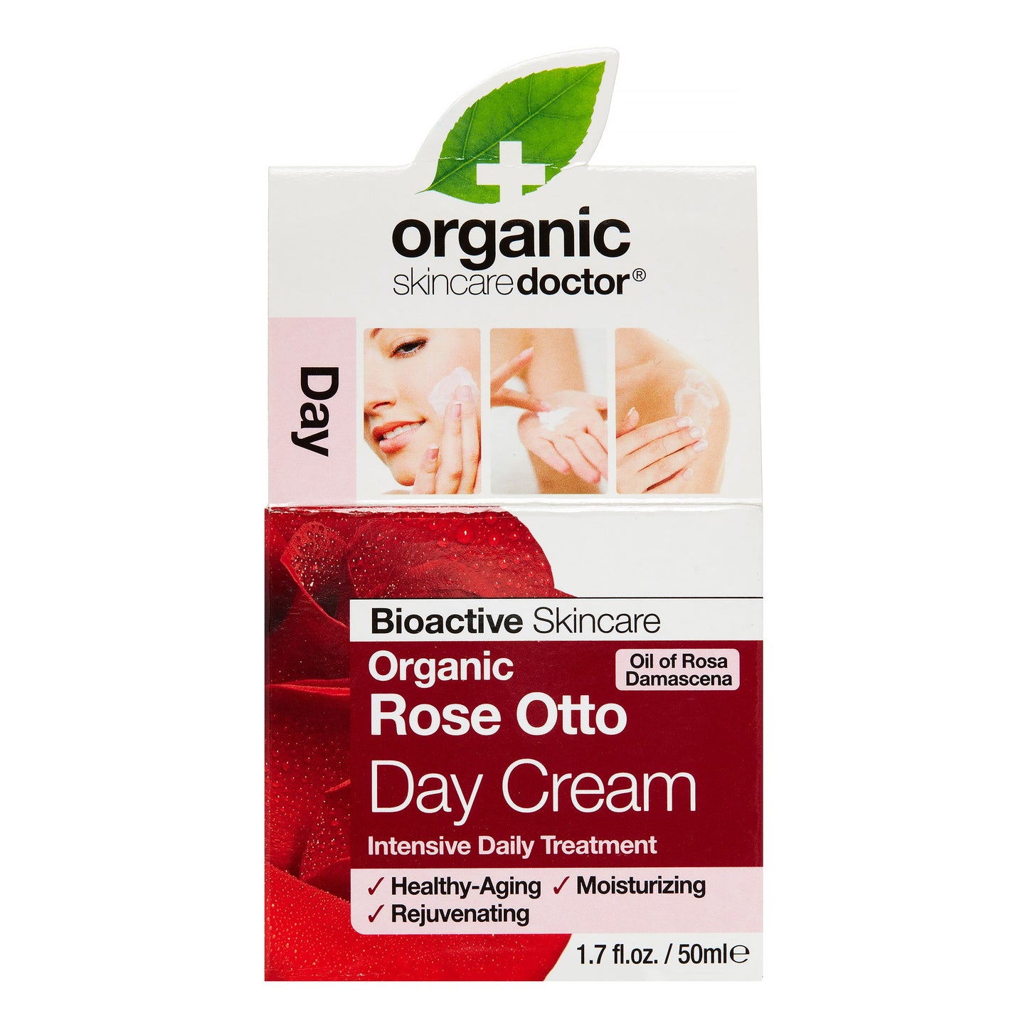 Organic Doctor Rose Otto Day Cream, 1.7 Fl Oz