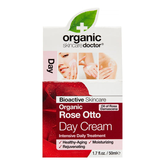 Organic Doctor Rose Otto Day Cream, 1.7 Fl Oz