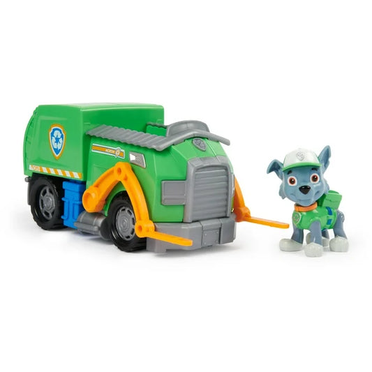 PAW Patrol, Rocky’s Recycle Truck with Figure, Toys for Kids Ages 3 and Up