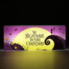 Paladone Nightmare Before Christmas Logo Light - Jack Skellington and Sally Merchandise - Decorate for Halloween Christmas or Year Round 12in