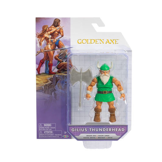Sega 4 inch Golden Axe Gilius Thunderhead Action Figure Fashions for Home