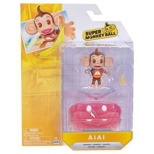 Sega 4 inch Tall Action Figure Monkey Ball AiAi with 22 Points of Articulation