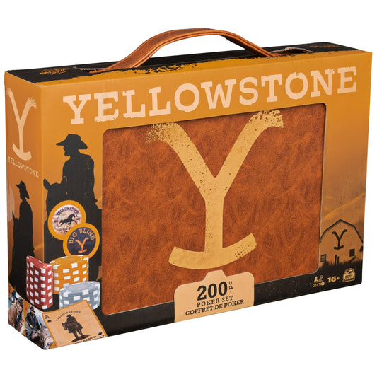 Spin Master Games, Yellowstone, 200-Piece Poker with Custom Carrying Case, Ages 16 and up Fashions for Home
