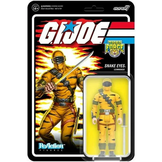 Super7 - G.I. Joe - ReAction Figures Wv 6 - Tiger Force Snake Eyes, Super7, Gifts