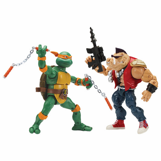 TMNT Mikey Vs. Bebop 2Pk - Fashions for Home