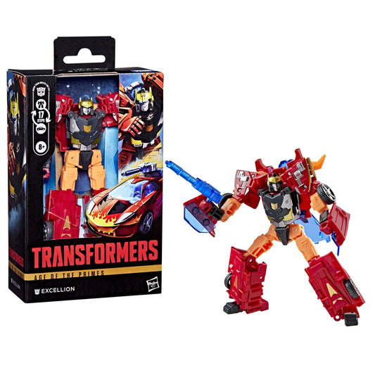 Transformers Age of the Primes Deluxe Class Transformers: Cybertron Excellion 5.5” Action Figure, Only At Walmart Fashions for Home