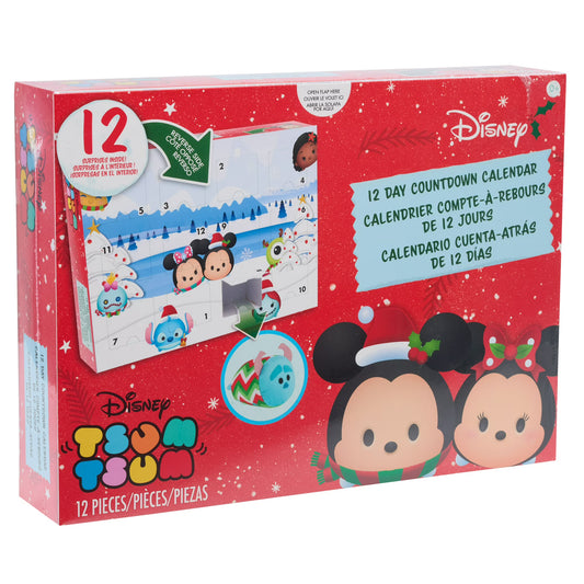 Disney Tsum Tsum Advent Calendar, Collectible Holiday 3 inch Plush, for Kids Ages 5 and up - Fashions for Home