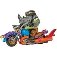 Teenage Mutant Ninja Turtles: Mutant Mayhem Chopper Cycle with Exclusive Rocksteady Figure - Fashions for Home