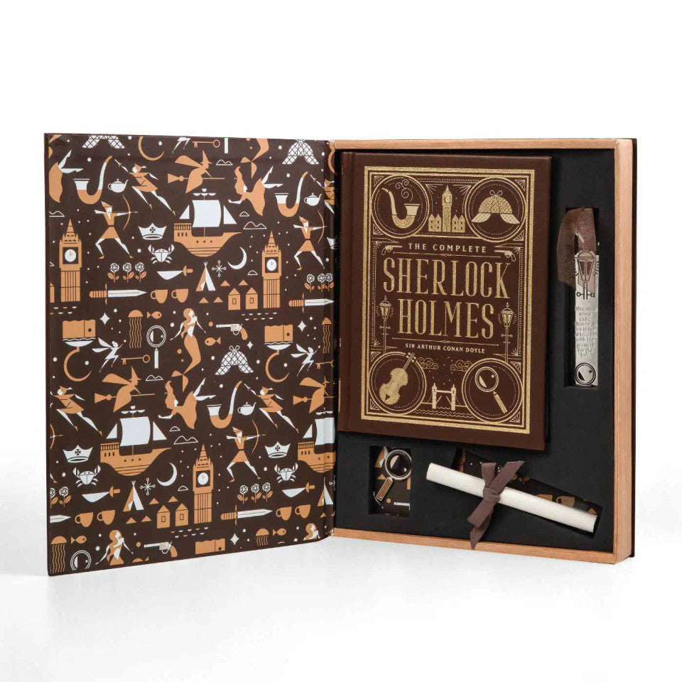 The Adventures Of Sherlock Holmes FAO Schwarz Exclusive Book, Pin, Bookmark & Scroll - Fashions for Home