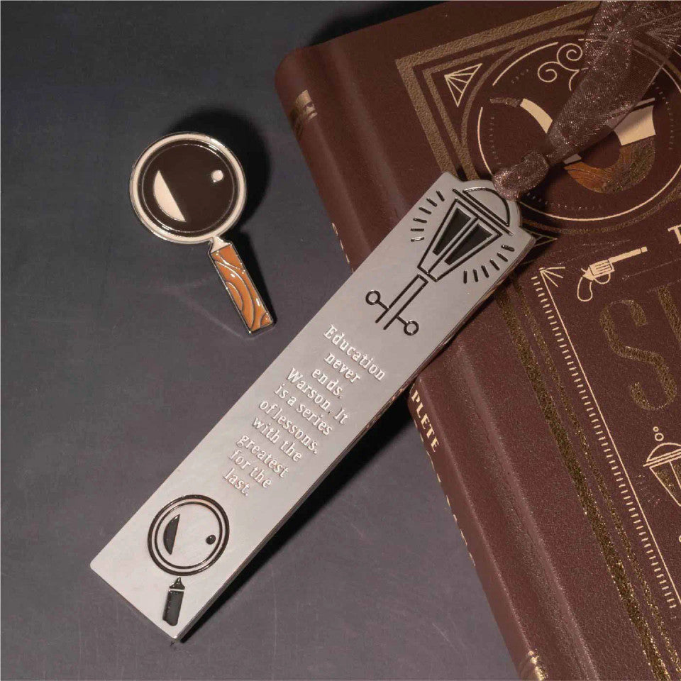 The Adventures Of Sherlock Holmes FAO Schwarz Exclusive Book, Pin, Bookmark & Scroll - Fashions for Home