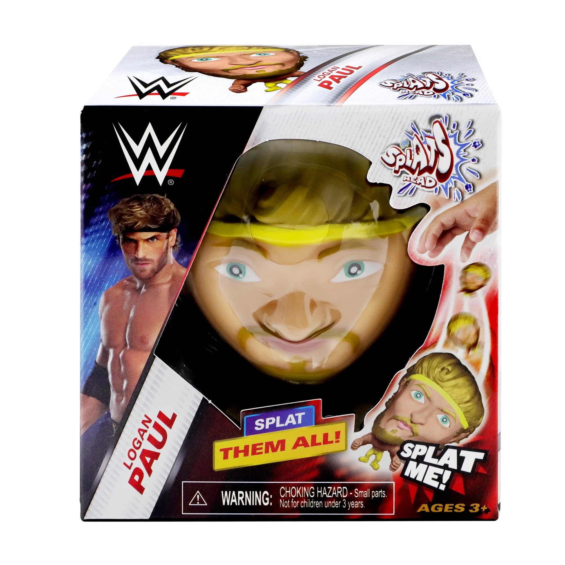 ToyMonster WWE Logan Paul Splats Head 11CM, Stretchy Action Figures, Ages 3 and up Fashions for Home