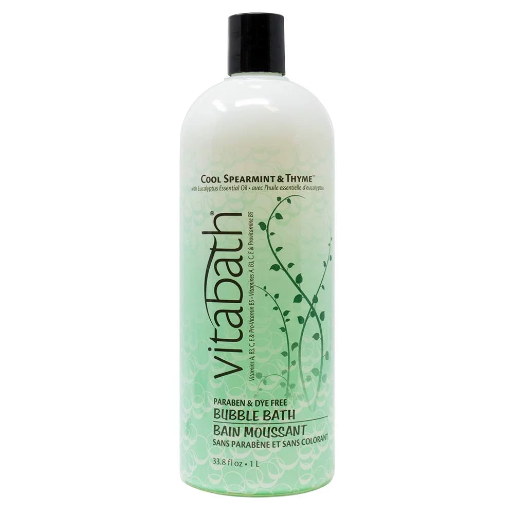 Vitabath COOL SPEARMINT & THYME 33.8 fl oz Bubble Bath - Fashions for Home