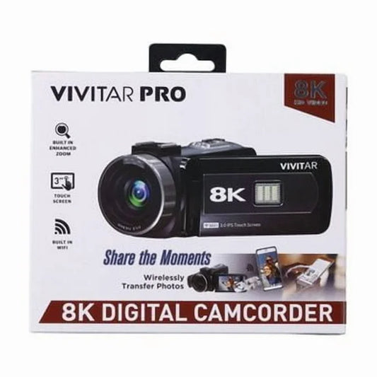 Vivitar 8K 18x Zoom Camcorder