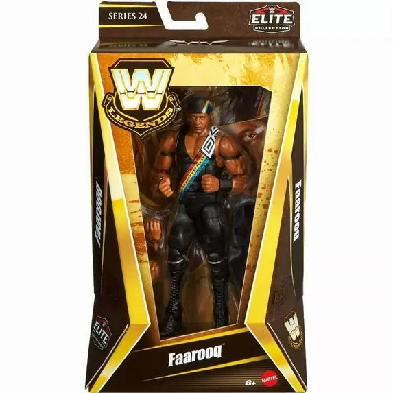 WWE Legends Elite Collection Faarooq Wrestler Action Figure, Series 24