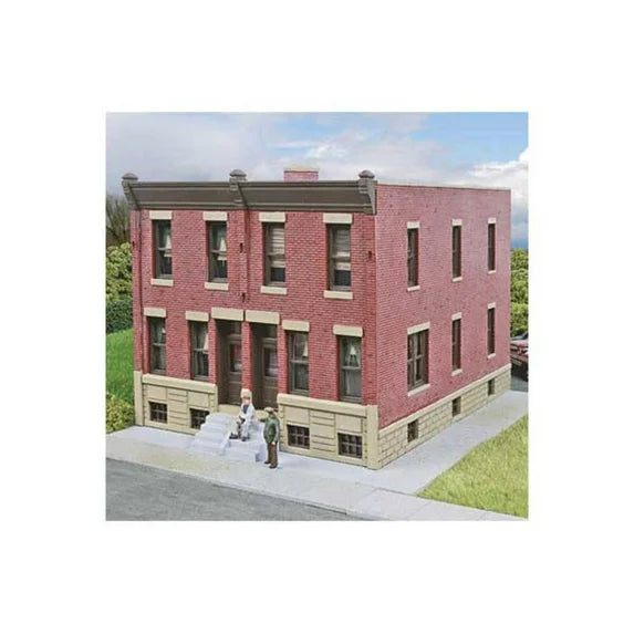 Walthers Cornerstone HO Scale Building/Structure Kit Brick Row House/Home Fashions for Home