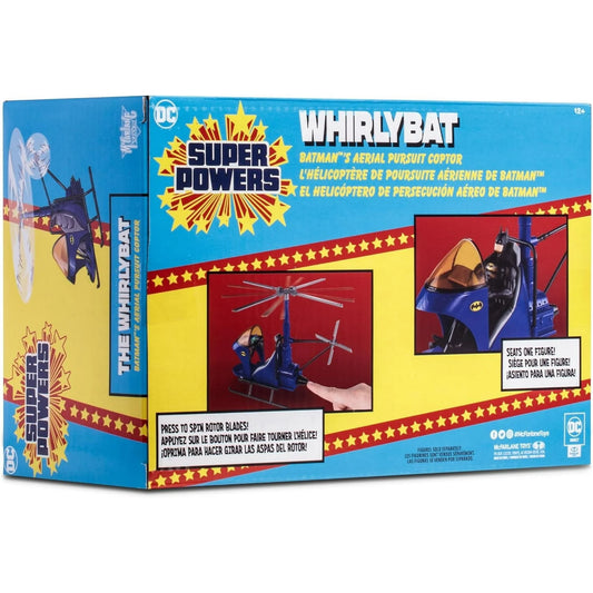 Whirlybat: Batman's Aerial Pursuit Copter (DC Super Powers) Vehicle - McFarlane Toys