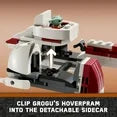 LEGO Star Wars BARC Speeder Escape, Mandalorian Toy Building Set for Kids, Star Wars Gift for Boys, Girls and Fans Ages 8 and Up, Comes with Kelleran Beq and Grogu, 75378