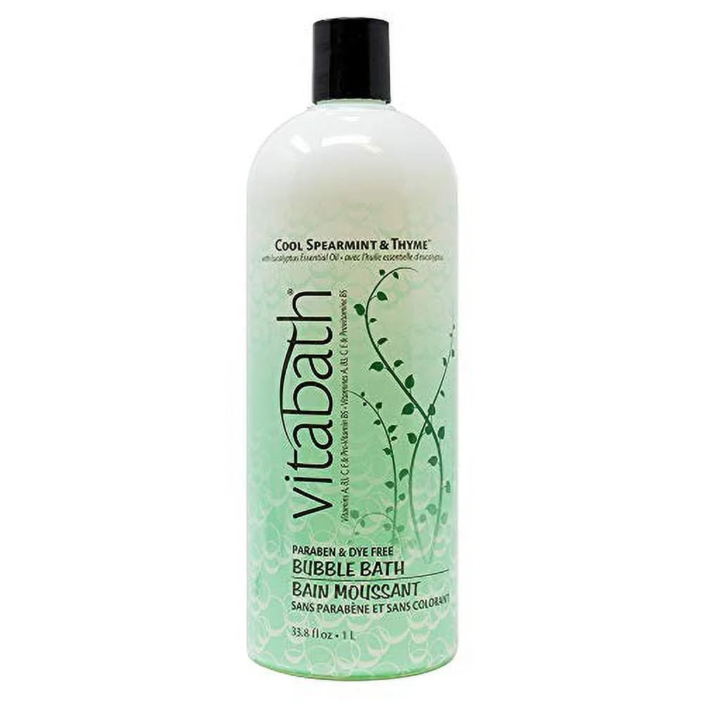 Vitabath COOL SPEARMINT & THYME 33.8 fl oz Bubble Bath - Fashions for Home