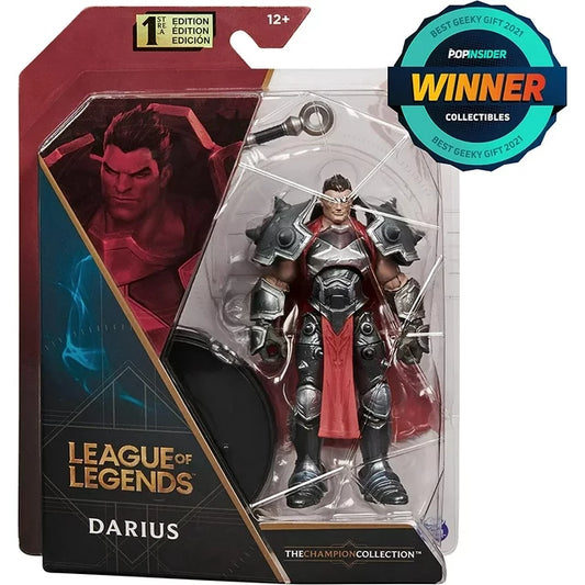 League of Legends - 4-Inch Darius Collectible Figure w/ Premium Details and Axe Accessory, Ages 12 and Up