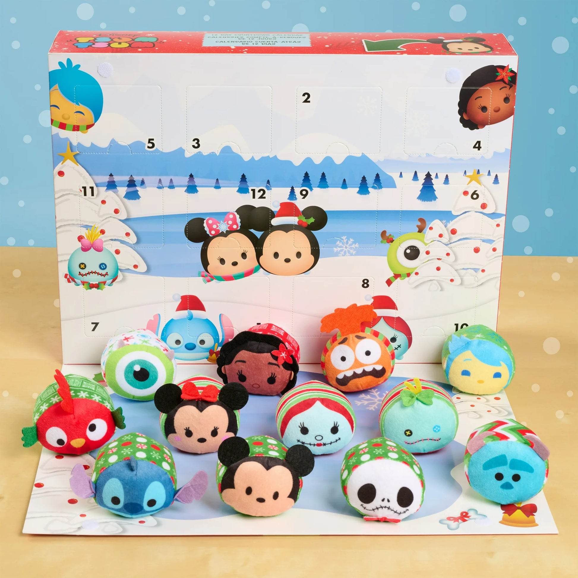 Disney Tsum Tsum Advent Calendar, Collectible Holiday 3 inch Plush, for Kids Ages 5 and up - Fashions for Home