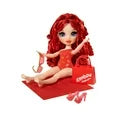 Rainbow High Swim & Style Ruby, Red 11” Doll, Removable Swimsuit, Wrap, Sandals, Fun Play Accessories. Kids Toy Gift Ages 4-12