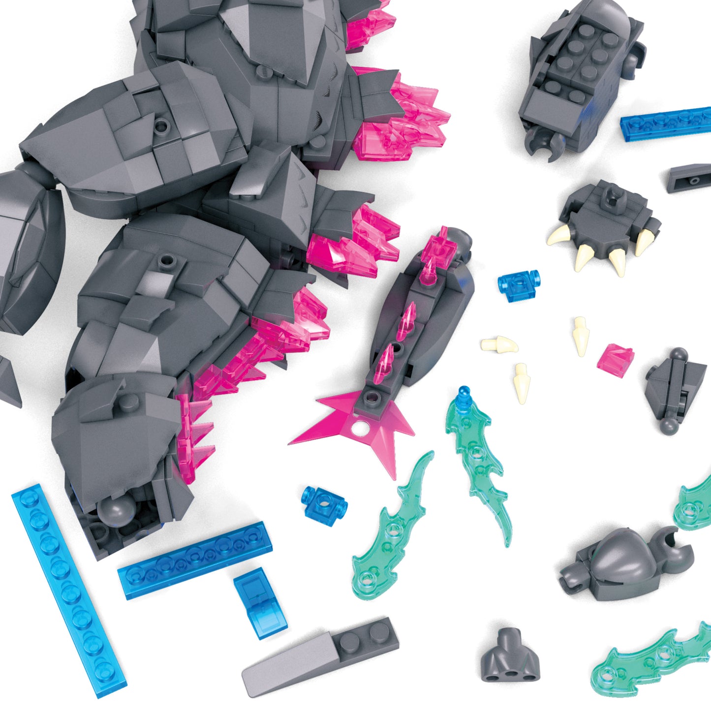 MEGA Godzilla x Kong: The New Empire Building Toy Kit (543 Pieces) for Collectors