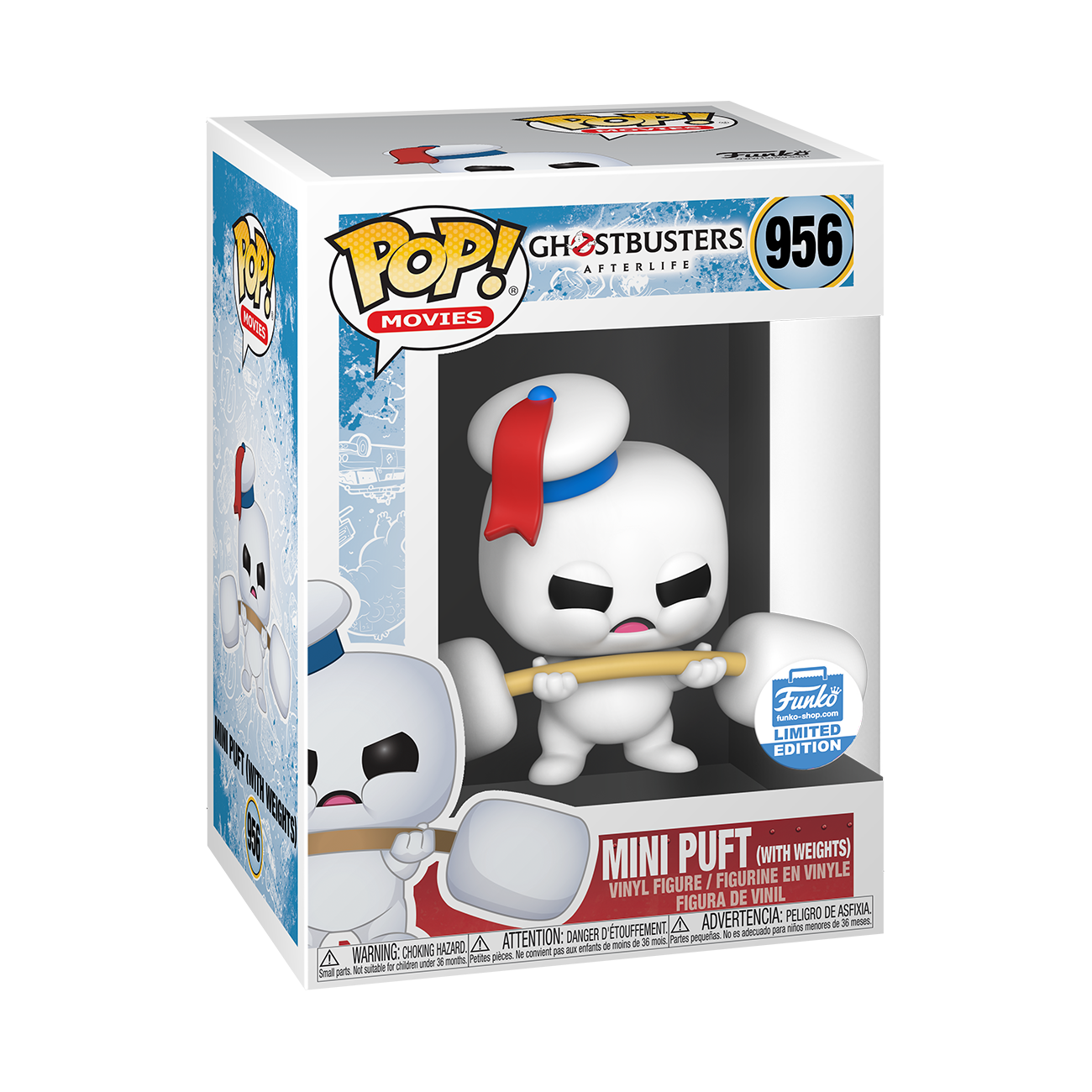 Funko Ghostbusters Afterlife POP! Mini Puft Exclusive Vinyl Figure #956 [with Weights] - Fashions for Home