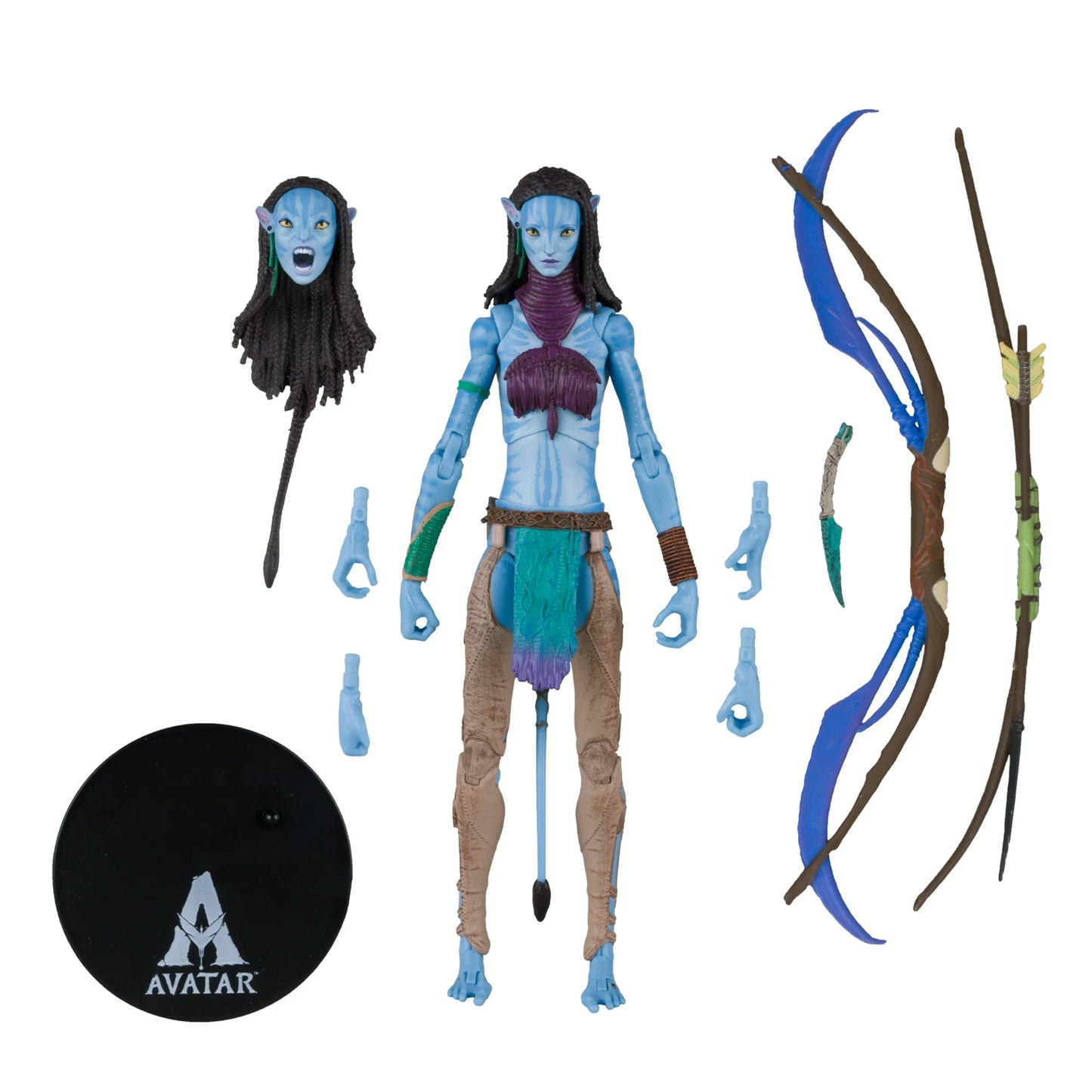 Avatar: Fire and Ash Neytiri (Omatikaya Warrior) 7" Action Figure Collector Edition - McFarlane Toys Fashions for Home