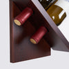 Vertical Z wine rack/wine rack wall mounted/Solid wood wine rack /Home wine rack/Living room wine rack