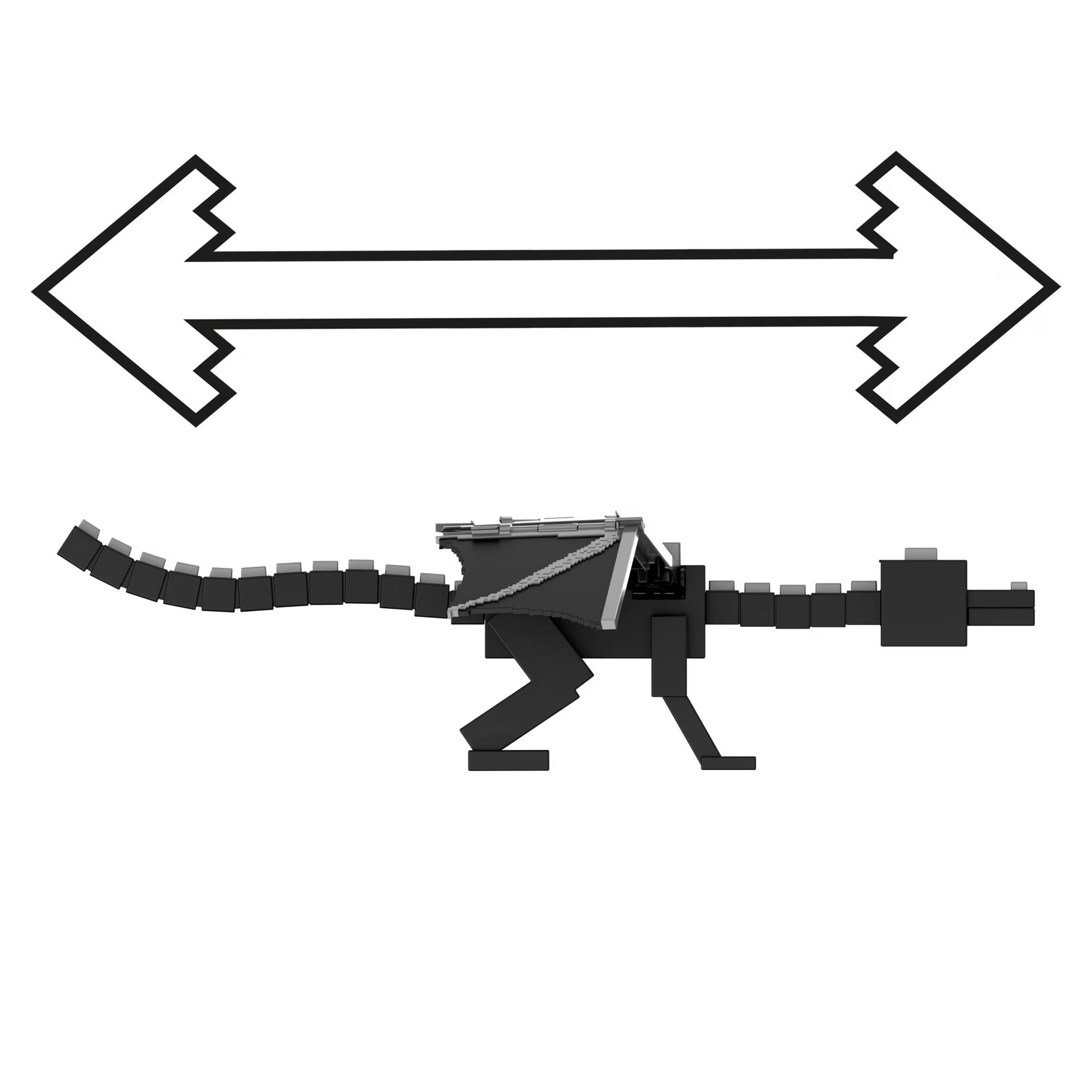 Minecraft Dragon’s Breath Attack Ender Dragon Action Figure with 10 Discs, 20-inch Wingspan Fashions for Home