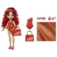 Rainbow High Swim & Style Ruby, Red 11” Doll, Removable Swimsuit, Wrap, Sandals, Fun Play Accessories. Kids Toy Gift Ages 4-12