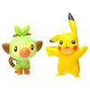 Pokémon Grookey & Pikachu Articulated Pokemon Battle Series 4 Action Figure Set, 2 Pieces