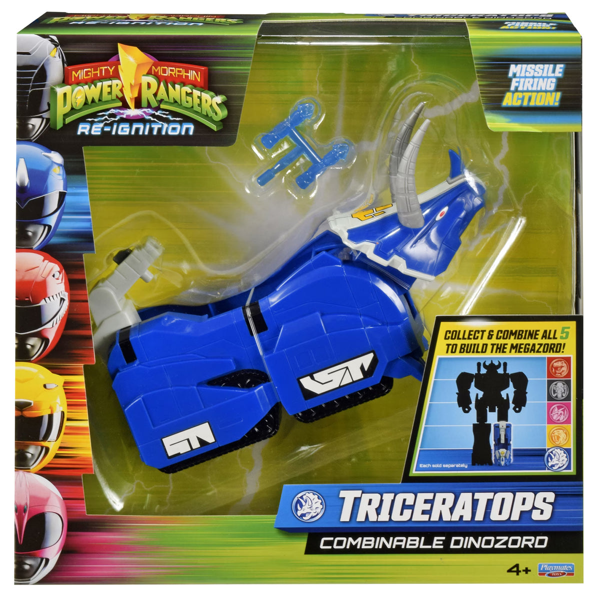Power Rangers Mighty Morphin Re-Ignition - Triceratops Combinable Dinozord by Playmates Toys Fashions for Home