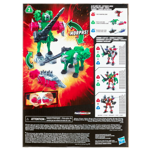 Power Rangers Dino Fury Pink Ankylo Hammer and Green Tiger Claw Zord Toys for Kids Ages 4 and Up Zord Link Mix-and-Match Custom Build System (B08TLZFHDT) - Fashions for Home