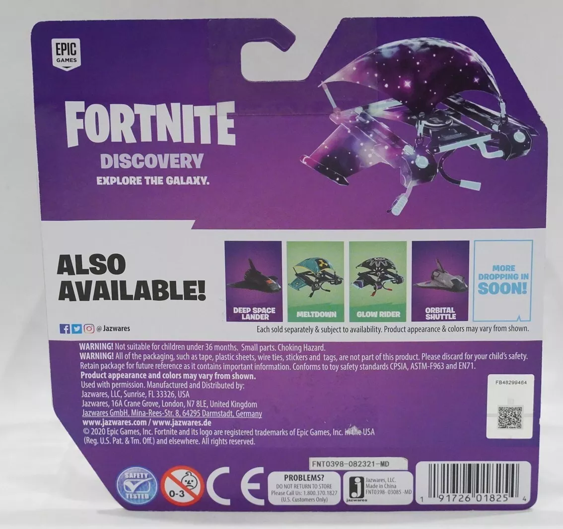 Fortnite Accessory Set 5IN Glider Discovery Fashions for Home