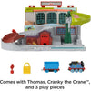 Thomas & Friends Sodor Take-Along Playset with Diecast Thomas Engine & Cranky The Crane
