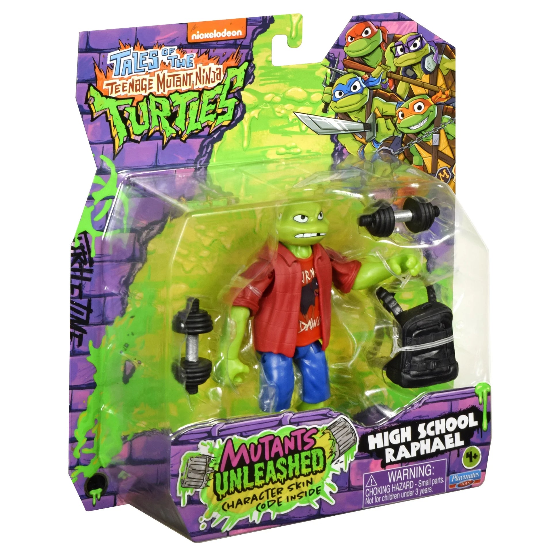 Teenage Mutant Ninja Turtles: Outright Games High School Raphael Figure by Playmates Toys