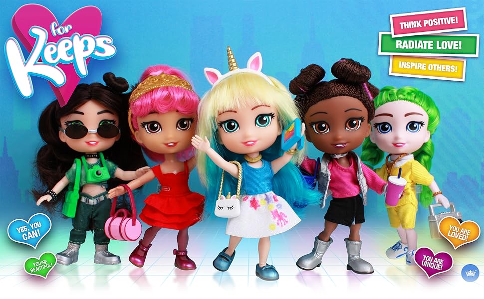 The Loyal Subjects - for Keeps - Ella Girl with Cupcake Keepsake Lime Hair 5" Fashions for Home