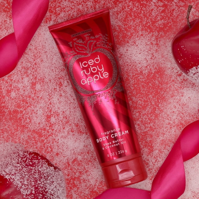 Scent Theory Iced Ruby Apple Fragrance Body Cream Shea Butter Coconut Oil - Fashions for Home
