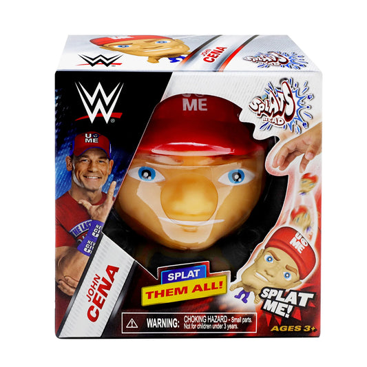 WWE Superstar John Cena Splats Head, Stretchy 11cm Action Figure, Toy for Kids Ages 3+ Fashions for Home