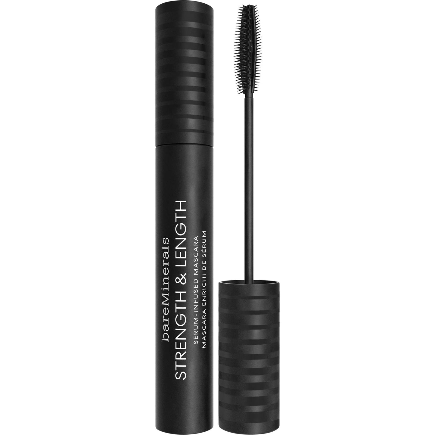 bareMinerals Strength & Length Serum-Infused Black Mascara 0.15 fl. oz - Fashions for Home