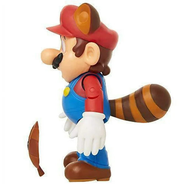 Nintendo Super Mario Raccoon Mario With Super Leaf Action Figure Set Fashions for Home