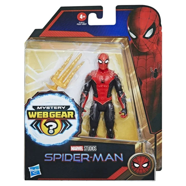Marvel Spider-Man Mystery Web Gear Upgraded Black and Red Suit Spider-Man