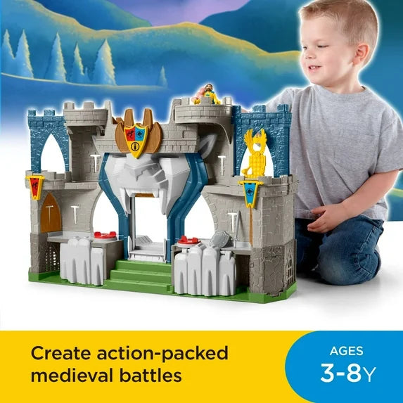 Fisher-Price Imaginext The Lion's Kingdom Castle Medieval-Themed Playset with Figures for Preschool Kids Ages 3 to 8 Years Fashions for Home