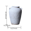Artisan Ceramic Grey Stone Vase 7